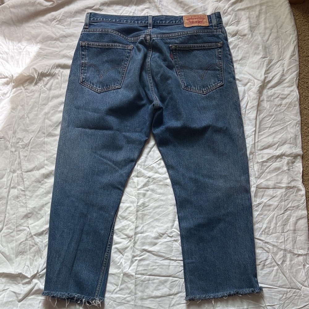 Levi's women’s Straight Blue Jeans
